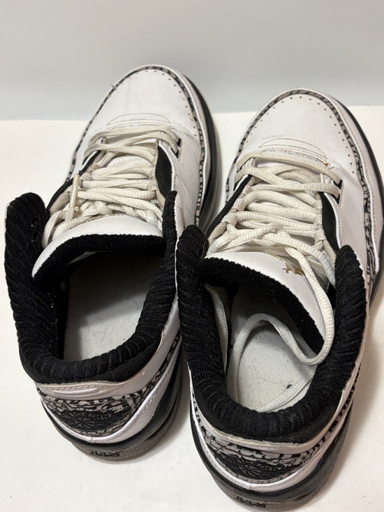 Nike Jordan Team Low 2.5 Size 18.5 White Cement Basketball Shoes GUC - Picture 8 of 11